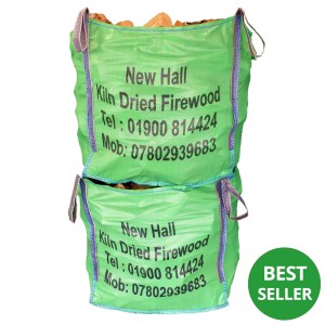2x Large Bulk Bags - Kiln Dried Mixed Hardwoods - Combo Deal -  Bulk bag dimensions 85 cm x 85 cm - WS601/00001